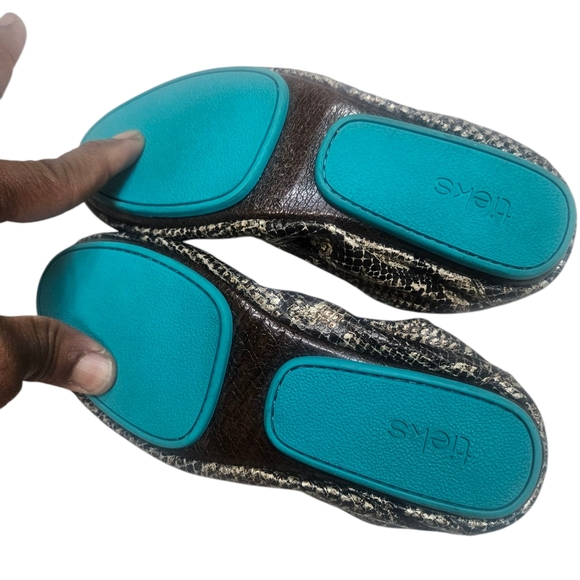 Tieks Gavriela Leather Snakeskin Ballet Flats Women's 5 - Picture 7 of 9